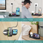 30W 7 in 1 Wireless Charger Stand Pad For iPhone 14 13 12 Pro Max Apple Watch Airpods Phone Chargers Fast Charging Dock Station - Image 6