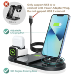 30W 7 in 1 Wireless Charger Stand Pad For iPhone 14 13 12 Pro Max Apple Watch Airpods Phone Chargers Fast Charging Dock Station - Image 3