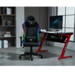 Gaming Stuhl Gaming Chair Gamer Computer Chair PU Leather Led Lighting Scorpion Gaming Chair with Massage - Image 2