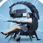 Scorpion Gaming Chair Executive Office Cockpit Station Video Chair - Image 2