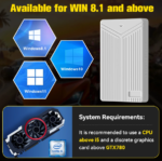 4T Gaming HDD Launchbox Retro Game Console for PS4/PS3/PS2/WiiU/Wii/N64/DC/Switch/3DO 17 Emulators&10114 Games for Win PC/Laptop - Image 5